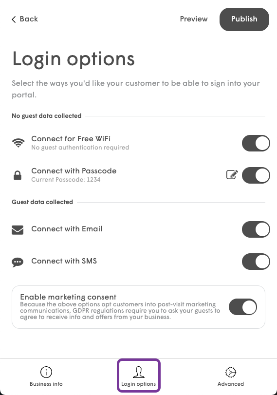 Setting up the Guest Portal