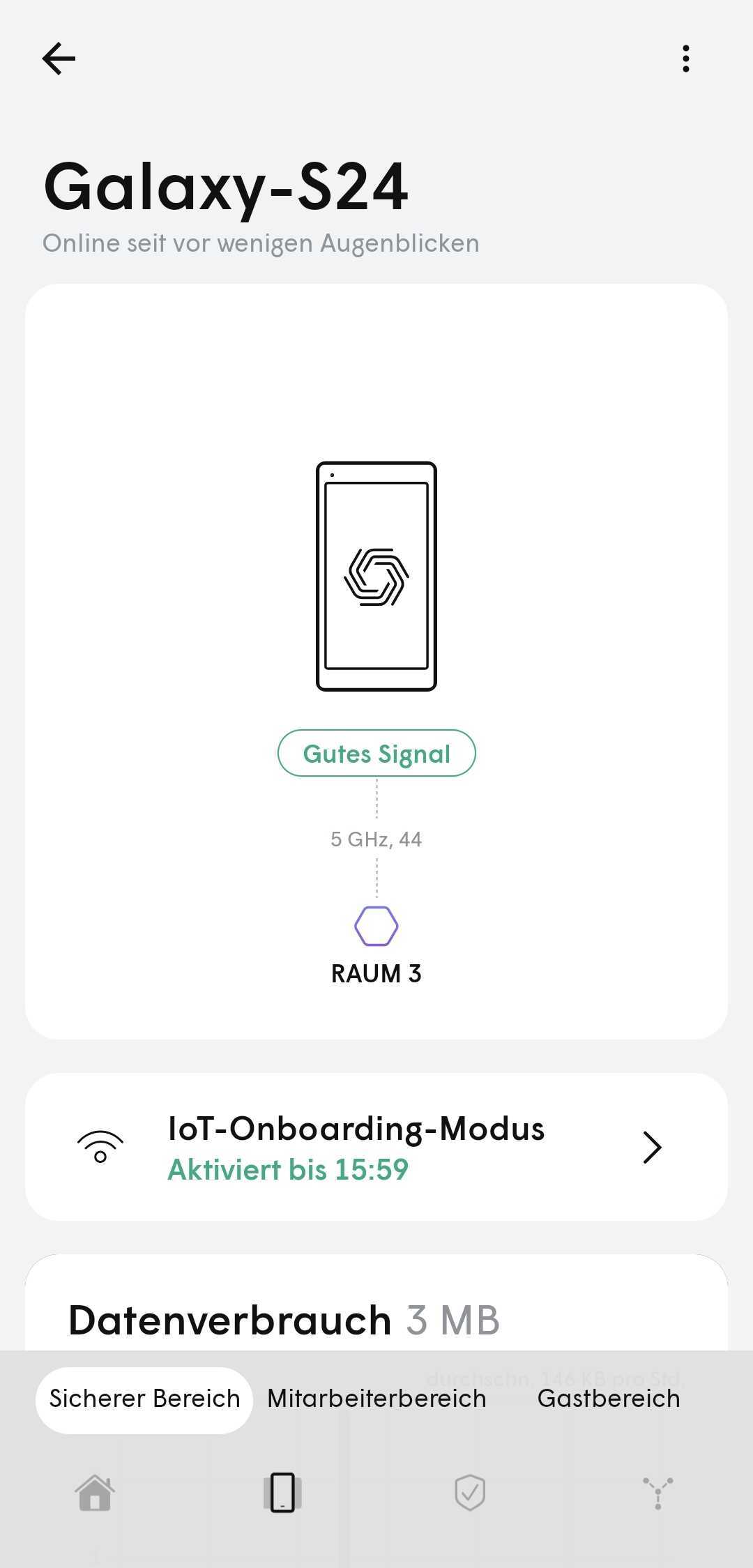 Verbinden von 2,4-GHz-IoT-Geräten mit WorkPass
