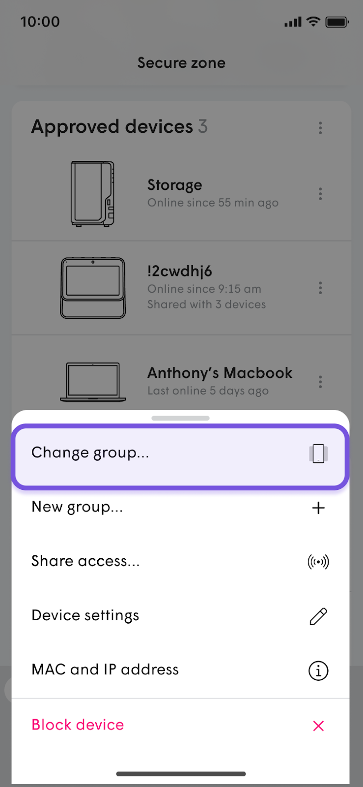 Creating device groups